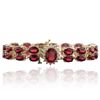 Image 4 : 14KT Yellow Gold 10.54ctw Ruby and Diamond Bracelet