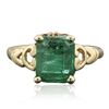 Image 3 : 14KT Yellow Gold 2.71ct Emerald Ring