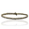 Image 1 : 10KT Yellow Gold 4.95ctw Diamond Tennis Bracelet