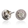 Image 2 : 14KT White Gold 1.94ctw Diamond Earrings