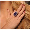 Image 5 : 14KT White Gold 13.03ct Tanzanite and Diamond Ring