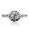 Image 1 : 14KT White Gold 0.79ctw Diamond Ring