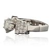 Image 2 : 18KT White Gold 2.36ctw Diamond Ring