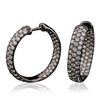 Image 4 : 14KT Black Gold 2.04ctw Diamond Earrings