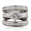 Image 3 : 18KT White Gold 4.09ctw Diamond Ring