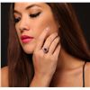 Image 3 : 14KT Rose Gold 2.46ct Tourmaline and Diamond Ring