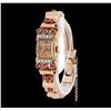 Image 1 : Ladies Vintage Pery 14KT Rose Gold 1.80cts Ruby and Diamond Wristwatch