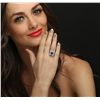 Image 4 : 14KT White Gold 5.60ct Tanzanite and Diamond Ring