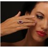 Image 5 : 14KT Rose Gold 3.14ct Ruby and Diamond Ring
