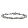 Image 3 : 14KT White Gold 9.93ctw Diamond Tennis Bracelet