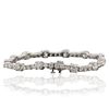 Image 4 : 14KT White Gold 9.93ctw Diamond Tennis Bracelet