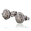 Image 8 : 18KT White Gold 7.36ctw Diamond Earrings