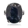 Image 3 : 18KT White Gold 25.99ct Sapphire and Diamond Ring