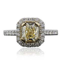 18KT White Gold 1.21ctw Diamond Ring
