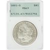 Image 1 : 1881-S PCGS MS63 Morgan Silver Dollar