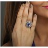 Image 5 : 18KT White Gold 3.11ct Tanzanite and Diamond Ring