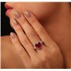 Image 1 : 14KT Yellow Gold 5.41ct Ruby and Diamond Ring