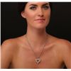 Image 3 : 14KT Two-Tone 2.38ctw Diamond Pendant With Chain