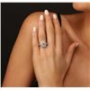 Image 2 : 14KT White Gold 3.07ctw Diamond Ring