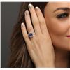 Image 5 : 14KT Yellow Gold 3.11ct Tanzanite and Diamond Ring