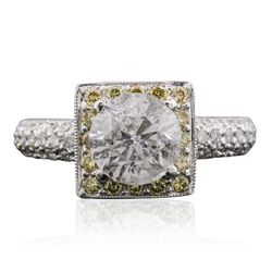 18KT White Gold 2.20ctw Diamond Ring