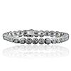 Image 1 : 14KT White Gold 7.26ctw Diamond Tennis  Bracelet