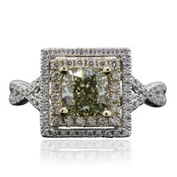 14KT White Gold 1.60ctw Diamond Ring