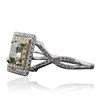 Image 2 : 14KT White Gold 1.60ctw Diamond Ring