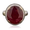 Image 3 : 14KT Yellow Gold 8.66ct Ruby and Diamond Ring