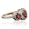 Image 2 : 14KT Yellow Gold 2.18ctw Ruby and Diamond Ring