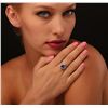 Image 1 : 14KT White Gold 2.63ct Tanzanite and Diamond Ring