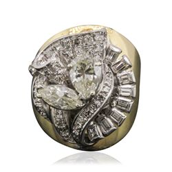 14KT Yellow Gold 1.95ctw Diamond Ring