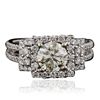 Image 1 : 18KT White Gold 2.19ctw Diamond Ring