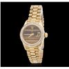 Image 2 : Ladies Rolex 18KT Yellow Gold DateJust Diamond Wristwatch