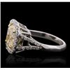 Image 7 : Platinum EGL Certified 5.79ctw Diamond Ring