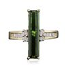 Image 1 : 14KT Yellow Gold 2.75ct Green Tourmaline and Diamond Ring