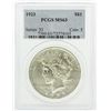 Image 1 : 1923 PCGS MS63 Peace Silver Dollar Coin