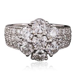 14KT White Gold 3.17ctw Diamond Ring