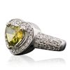 Image 4 : 14KT White Gold 2.27ctw Diamond Ring