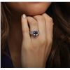 Image 6 : 14KT White Gold 3.73ct Tanzanite and Diamond Ring