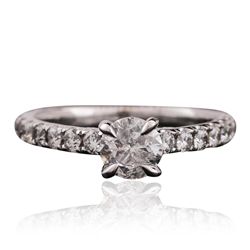 18KT White Gold 1.37ctw Diamond Ring