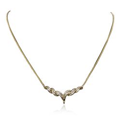 14KT Yellow Gold 1.25ctw Diamond Necklace