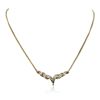 Image 1 : 14KT Yellow Gold 1.25ctw Diamond Necklace