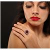 Image 2 : 14KT White Gold 11.02ct Ruby and Diamond Ring