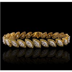 18KT Yellow Gold 14.48ctw Diamond Bracelet