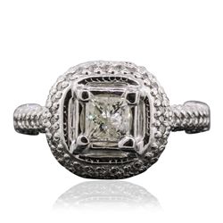 14KT White Gold 1.78ctw Diamond Ring