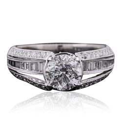 18KT White Gold 2.41ctw Brilliant Cut Diamond Ring