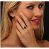 Image 3 : 18KT Yellow Gold 1.65ct Emerald and Diamond Ring