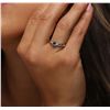 Image 5 : 18KT White Gold 0.46ct Alexandrite and Diamond Ring