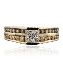 14KT Yellow Gold 1.00ctw Diamond Ring